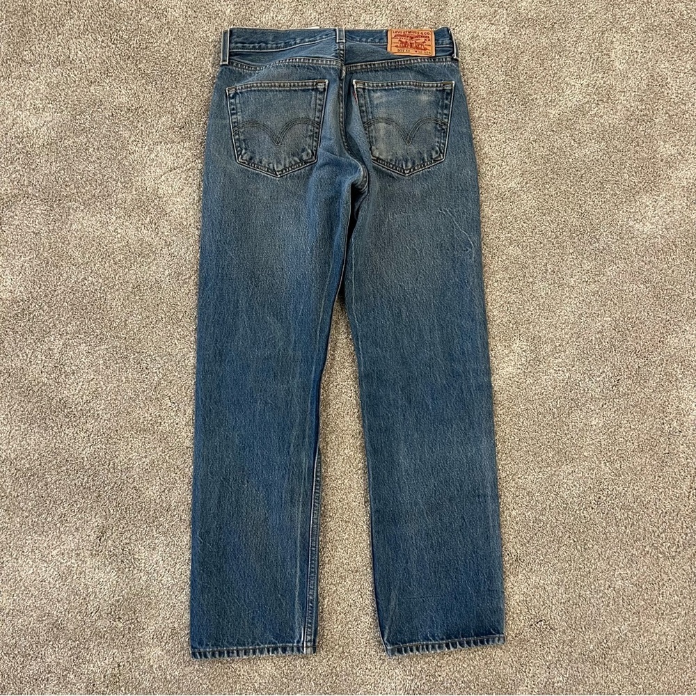 Levi Levi’s Men 32x34 Blue Denim Jeans 501 XX  VTG Vintage Cotton  Button Pants, - Picture 16 of 16
